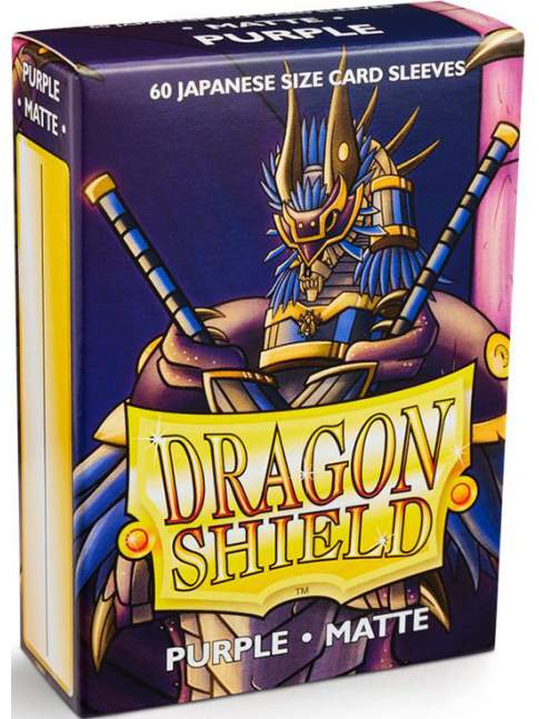 60 Protectores Japanese Size Mate Purple Dragon Shield