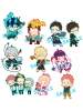 Ao no Exorcist: Kyoto Saga Niitengomu Set 10 Llaveros