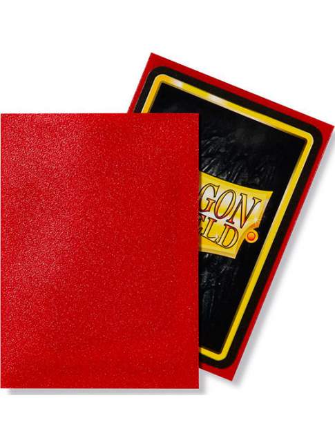 100 Protectores Estandar Ruby Matte Dragon Shield