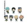 Touken Ranbu Online es nino Rubber Strap Collection Touken Ranbu Awataguchi Vol.1 Set 8 Llaveros