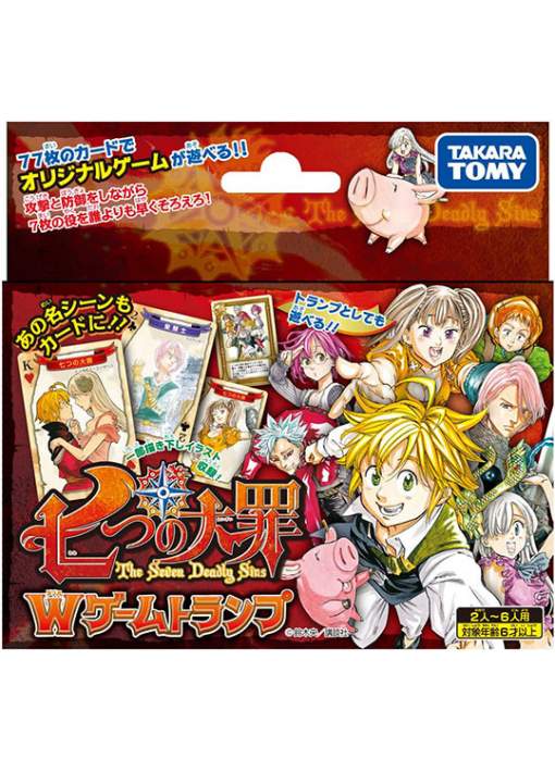 The Seven Deadly Sins Double Playing Card