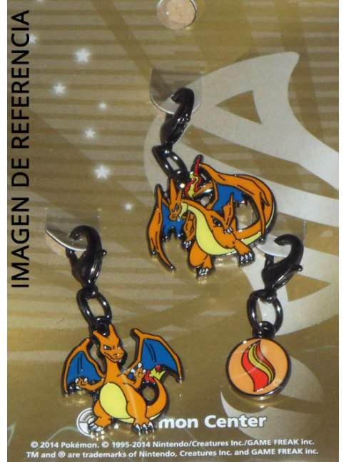 Pokémon Center Metal Key Chain Charm - Mega-Charizard Y Charizard Charizardite Y