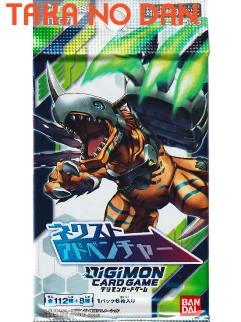 1 Sobre Digimon Card Game BT-07 Next Adventure Japonés