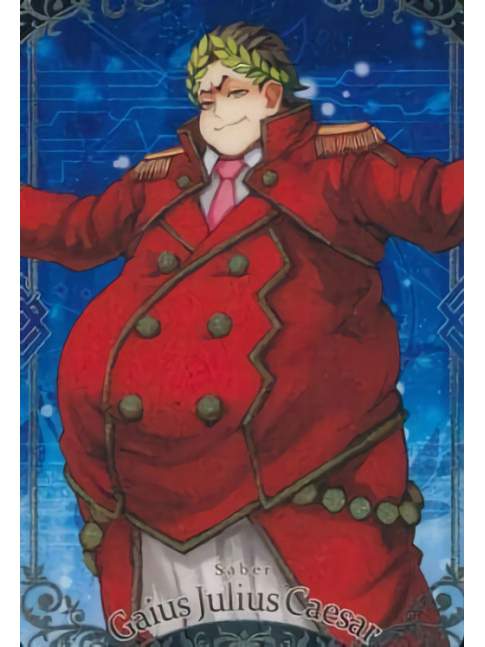 Wafer Fate Grand Order Vol 6 Saber Gaius Julius Caesar Taka No Dan