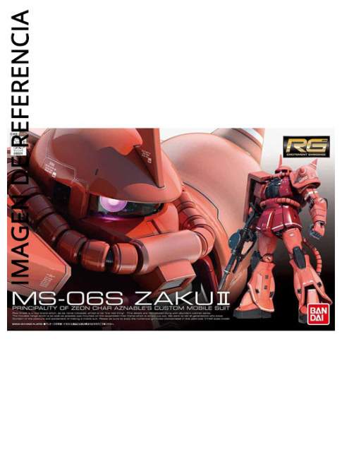 1/144 RG MS-06S Zaku II Char Aznable Custom - Gundam The Origin
