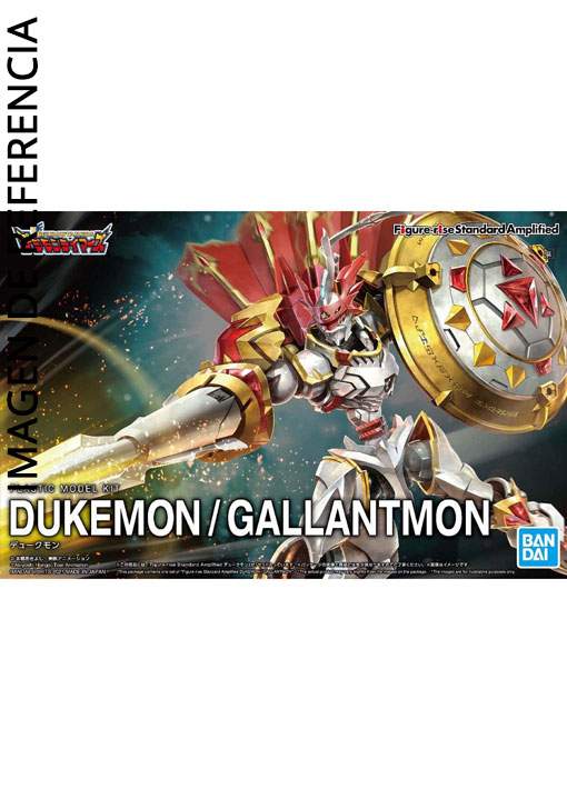 Maqueta Digimon Figure-rise Standard Amplified Dukemon / Gallantmon