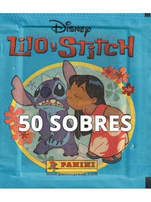 Álbum Lilo y Stitch + 50 Sobres Sellados PANINI ARGENTINA