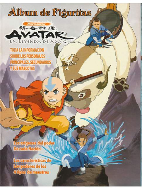 Álbum Avatar The Last Airbender + 50 Sobres Sellados DISTEM