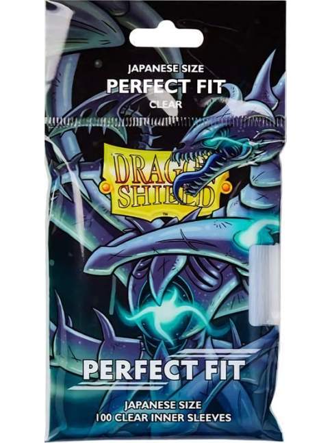 100 Protectores Japanese Size Perfect Fit Clear Dragon Shield