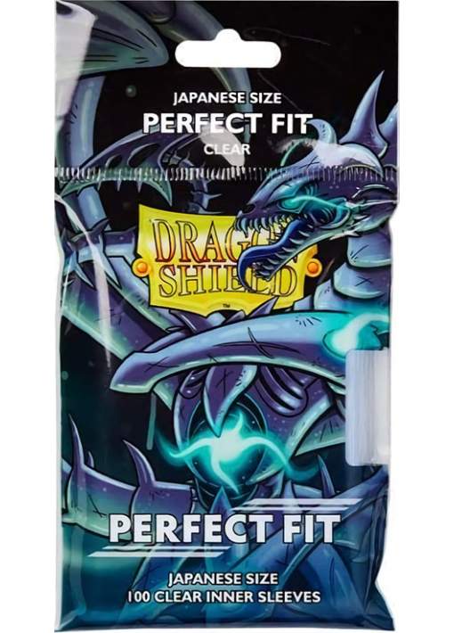 100 Protectores Japanese Size Perfect Fit Clear Dragon Shield