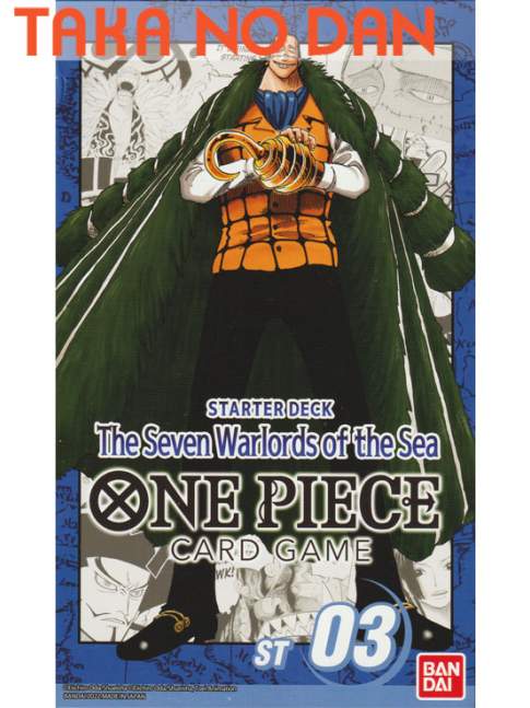 Mazo Preconstruido One Piece Card Game ST-03 The Seven Warlords of the Sea INGLÉS