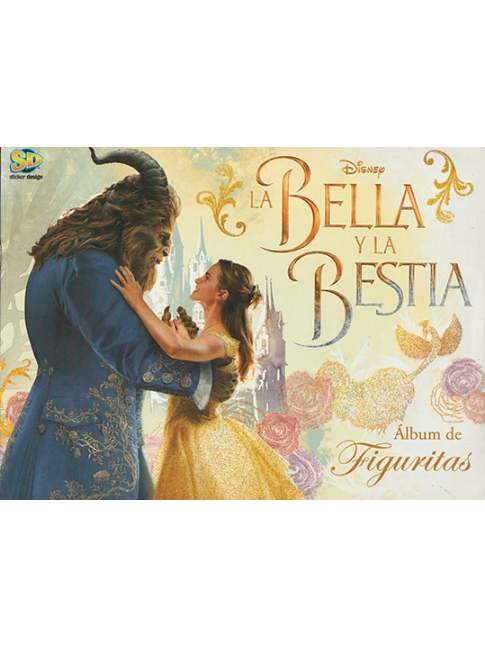 Álbum La Bella y La Bestia + 50 Sobres Sellados STICKER DESIGN