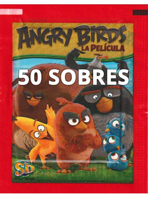 Álbum Angry Birds La Película + 50 Sobres Sellados STICKER DESIGN