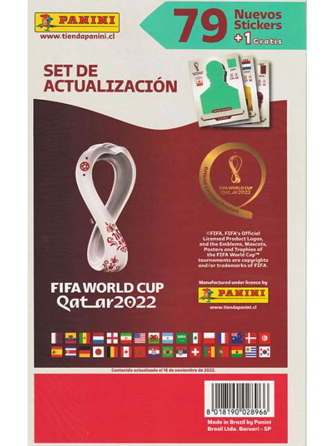 Fifa World Cup Qatar 2022 Set de Actualización PANINI