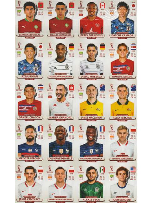 Fifa World Cup Qatar 2022 Set de Actualización PANINI