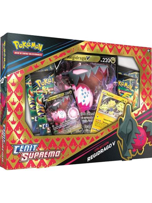 Caja Pokémon Cenit Supremo Colección Regidrago V