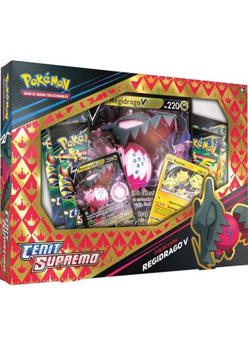 Caja Pokémon Cenit Supremo Colección Regidrago V