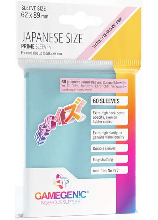 60 Protectores Japanese Size GameGenic COLOR A ELECCIÓN