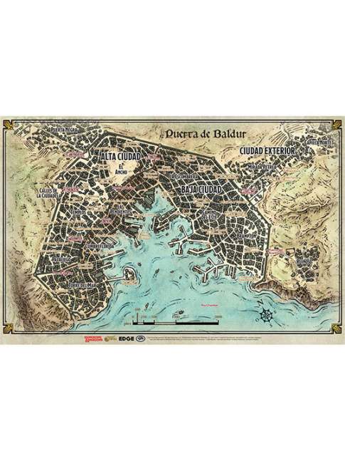 Dungeons & Dragons: Mapa de la Puerta de Baldur