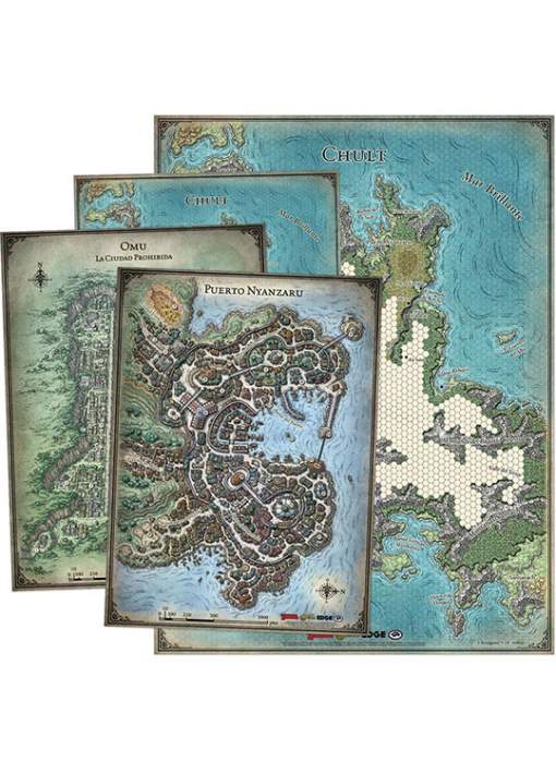 Dungeons & Dragons: Set de 4 Mapas de la Tumba de la Aniquilación