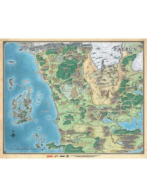 Dungeons & Dragons: Mapa de Faerûn