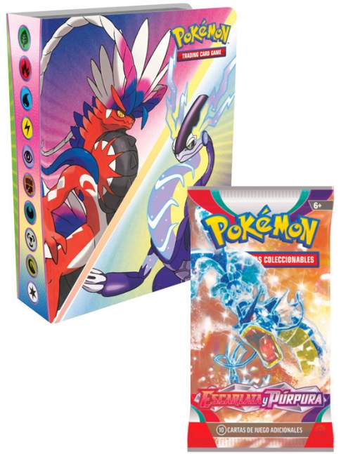 Mini Álbum Pokémon Escarlata y Púrpura