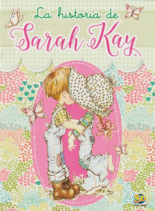 Álbum Sarah Kay con laminas para recortar y pegar
