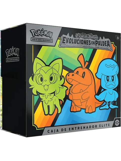 Caja de Entrenador Élite Pokémon Evoluciones en Paldea