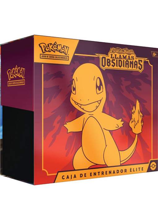 Caja de Entrenador Élite Pokémon Llamas Obsidianas
