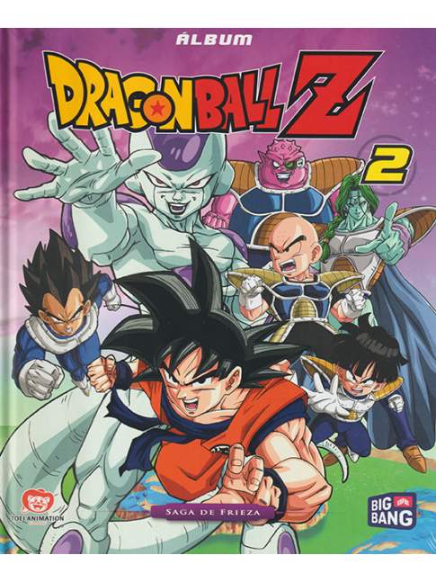 Álbum Tapa Dura Dragon Ball Z 2 Saga de Freezer BigBangCopag