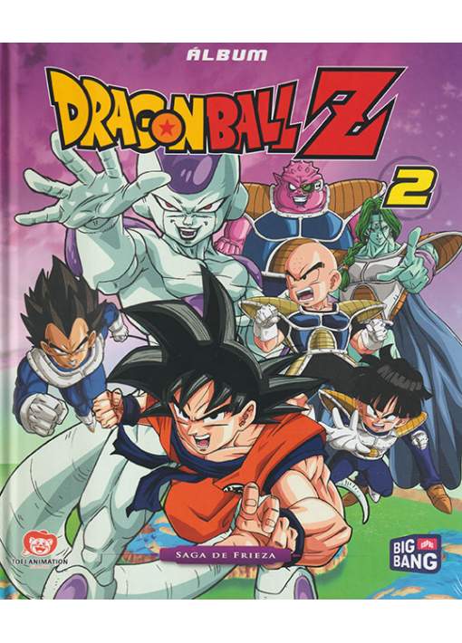 Álbum Tapa Dura Dragon Ball Z 2 Saga de Freezer BigBangCopag