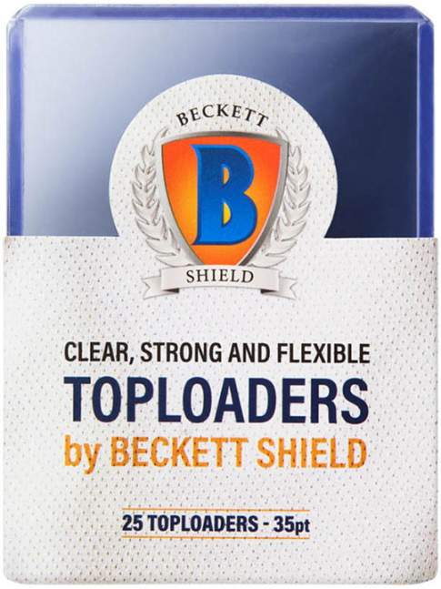 25 Protectores BECKETT SHIELD Toploaders Standard 35pt