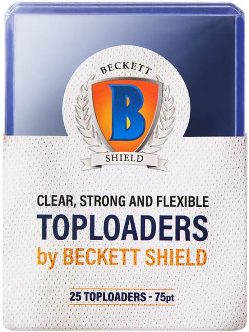 25 Protectores BECKETT SHIELD Toploaders Standard 75pt