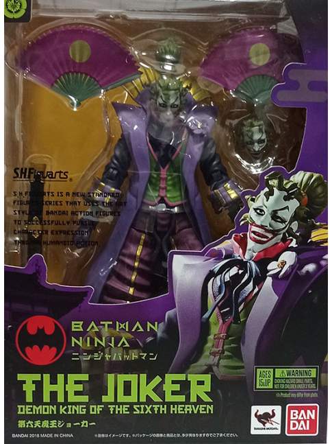S.H.Figuarts Batman Ninja Joker Demon King of the Sixth Heaven * RE-EMPAQUETADA / NO USADA / LIBRE DE POLVO Y SOL
