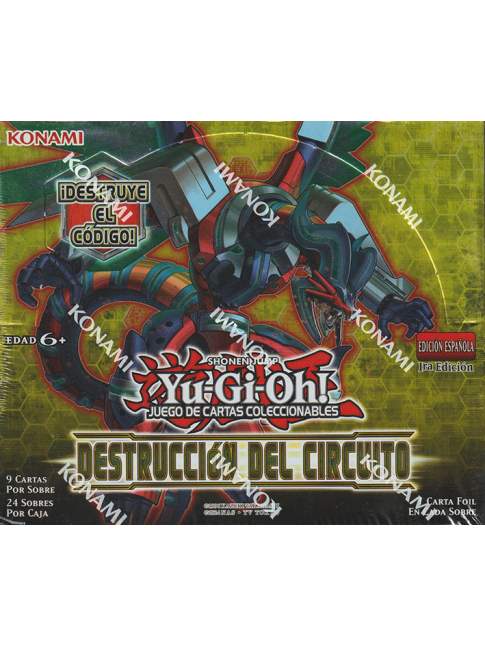 Caja 24 Sobres Destrucción del Circuito Yu-Gi-Oh!
