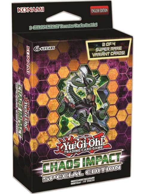 Special Edition Chaos Impact Yu-Gi-Oh! 3 Sobres + 2 Cartas Promo