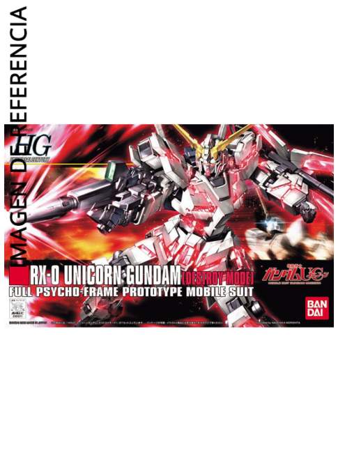 1/144 HGUC RX-0 Unicorn Gundam Destroy Mode - Gundam Unicorn