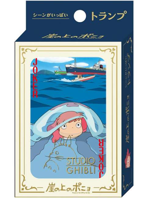 Naipe Studio Ghibli Ponyo on the Cliff Scenes Playing Cards ENSKY