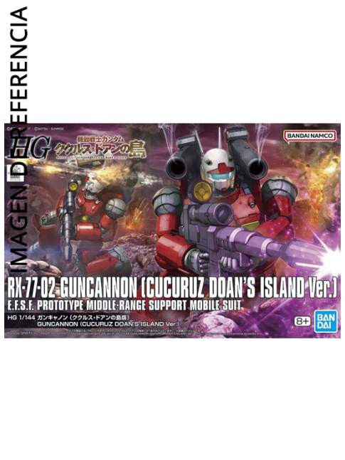 1/144 HGUC RX-77-2 Guncannon Cucuruz Doan's Island - Mobile Suit Gundam