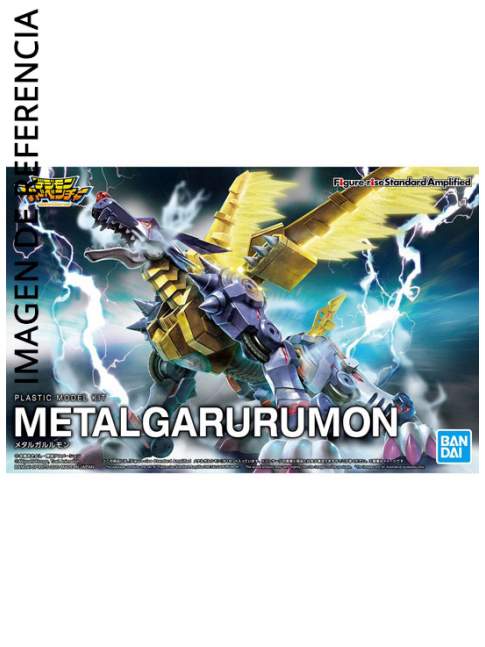 Maqueta Digimon Figure-rise Standard Amplified MetalGarurumon