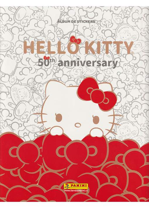 Hello Kitty 50th Anniversary Panini Álbum y Sobres A ELECCIÓN