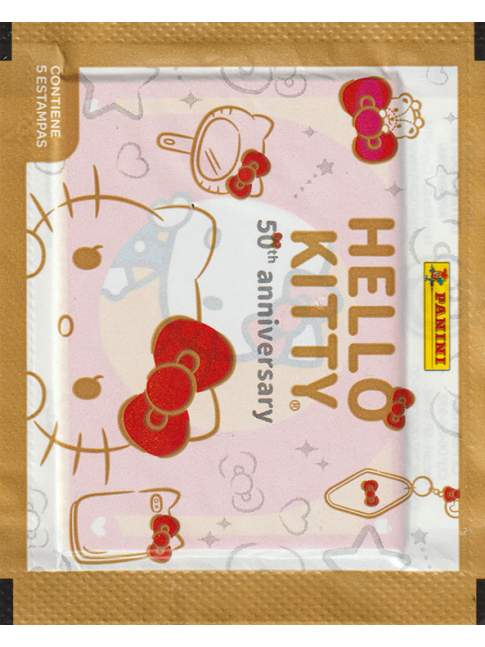 1 Sobre Hello Kitty 50th Anniversary PANINI