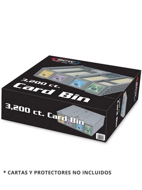 Caja para Cartas BCW Collectible Card Bin 3600 Gris