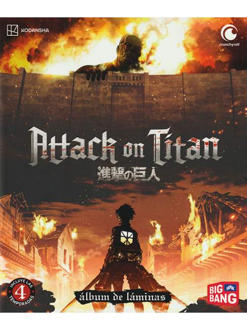 Álbum Tapa Blanda Attack on Titan BigBangCopag