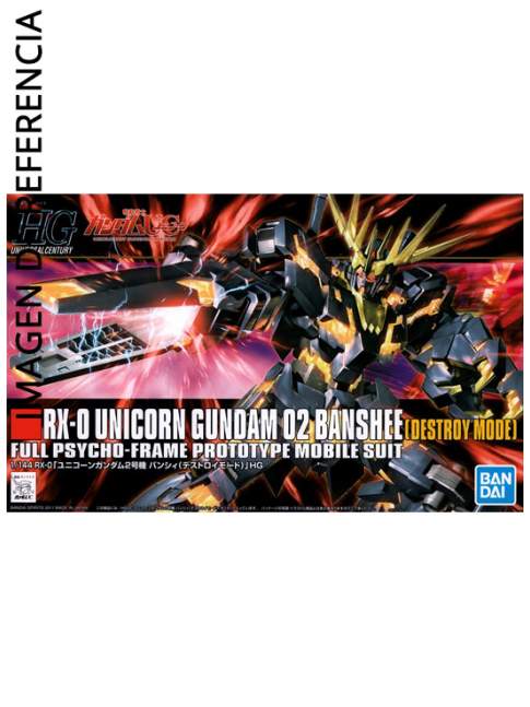 1/144 HGUC RX-0 Unicorn Gundam 02 Banshee Destroy Mode - Gundam Unicorn