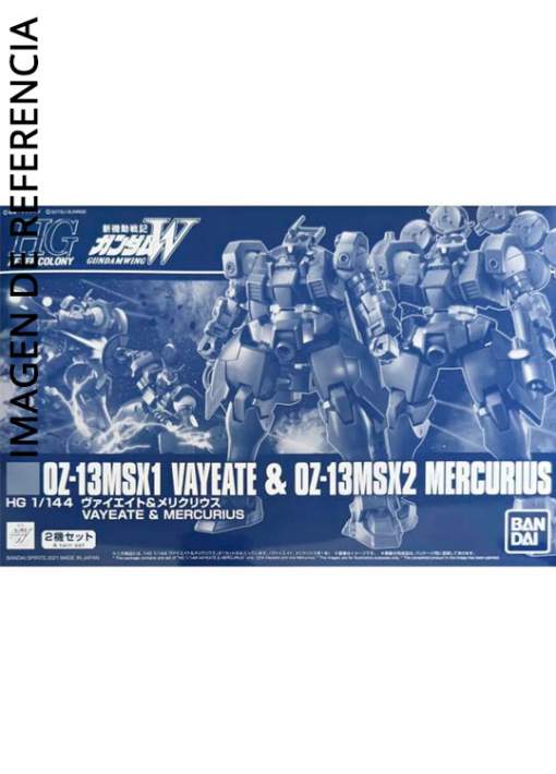 P-Bandai 1/144 HGAC OZ-13MSX1 Vayeate & OZ-13MSX2 Mercurius - Gundam Wing