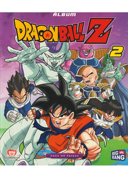 Álbum Tapa Blanda Dragon Ball Z 2 Saga de Freezer BigBangCopag