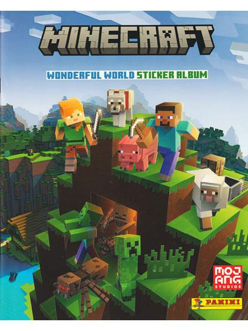 Láminas A ELECCIÓN Minecraft Wonderful World PANINI