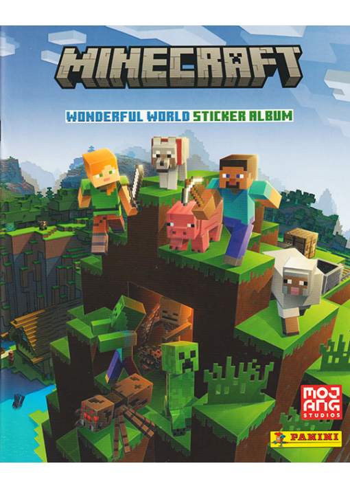 Láminas A ELECCIÓN Minecraft Wonderful World PANINI