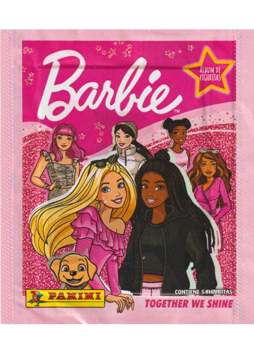 1 Sobre Barbie Juntas Brillamos PANINI